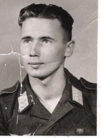 Ēvalds Siliņš vācu armijā (1944.gadā)